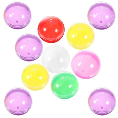 SEWACC Automatenkapseln 50 Stück 32 Mm Befüllbare Runde Kapseln Leere Transparente Kapseln für Partygeschenke