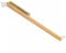 Waldis Pizza Pizzaofen Bürste - 56 x 17 x 3,5 cm - Zum Reinigen des Pizzasteins - Mit Messing Borsten - Edelstahl-Schaber - Reinigungsbürste