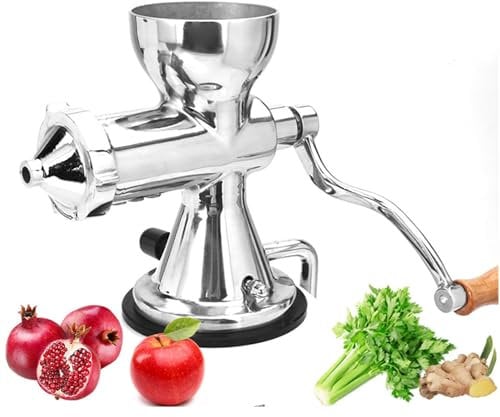 Wheatgrass Press Wheatgrass Juicer Stainless Steel Manual Juicer Press for Fruit and Vegetables Wheat Seeds Ginger Pomegranate Easy to Clean