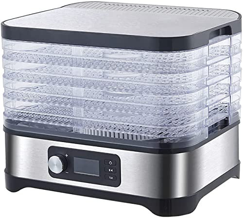 TVSKWMRQ Mini essiccatore per Alimenti Mac con Controllo della Temperatura Regolabile per Frutta secca, Verdura, Carne, Carne secca, dolcetti per Animali Domestici