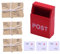 Porta Elfo Natale Kit,Porticina Elfo Natale Legno Accessori,7 Pezzi Porta Elfo Natale Accessori,Natale Cassetta Postale Giornali,Mini Cassetta Postale,Miniatura Cassetta Postale