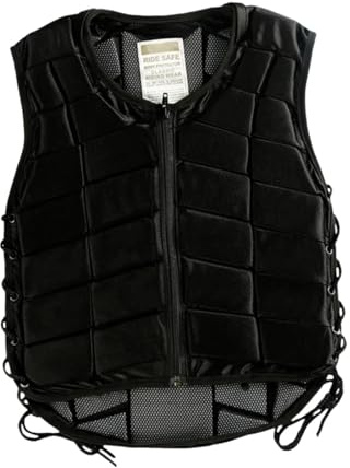 Menolana Horse Riding Vest, Equestrian Equipment Professional Padded Equestrian Vest, Protective Gear for Boys Girls, M