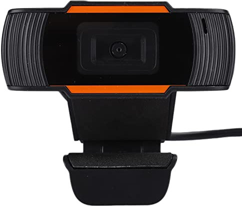 Fotocamera Digitale per PC Webcam USB 2.0 720P con Alta Risoluzione, Immagini a Colori Reali, Nessuna Regolazione 'obiettivo per Laptop e Desktop, Bilanciamento Automatico del