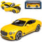 Norev Bentley Continental GT Coupe Monaco Gelb 3. Generation Ab 2018 1/18 Modell Auto mit individiuellem Wunschkennzeichen