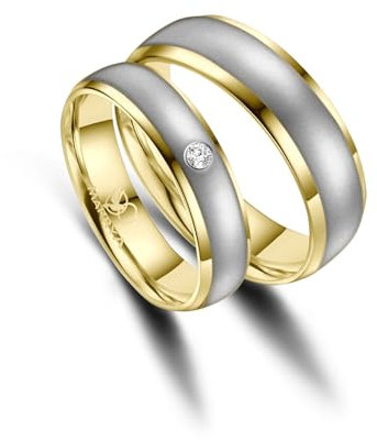 MARRYA Edelstahl Ringe Trauringe Eheringe Partnerringe