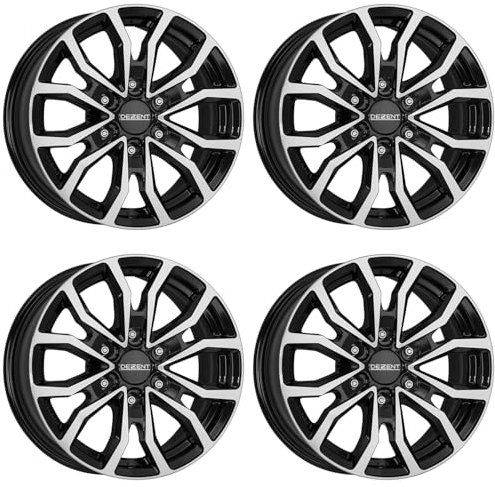 4x Dezent Felgen KC dark 8.0Jx18 ET30 6x139.7 kompatibel mit Volkswagen Amarok