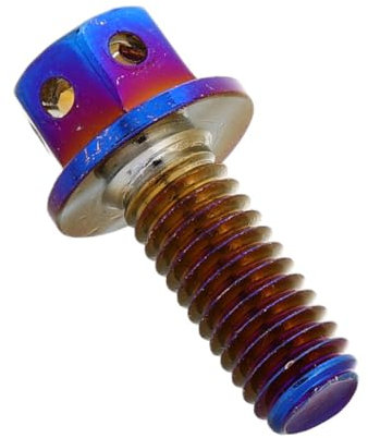 GANAZONO Tornillos del color de la matrícula marco de matrícula de coche pernos de la placa de motocicleta pernos de matrícula accesorios de moto pernos de seguridad aleación