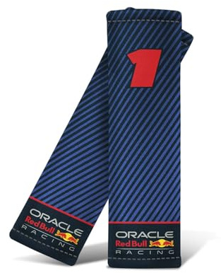 ROLMOVIL Protector Cinturón Coche Azul – Juego de 2 Fundas Acolchadas Red Bull Racing – Comodidad y Protección – Diseño Deportivo Universal para Cinturón de Seguridad – Accesorio Interior Vehículos