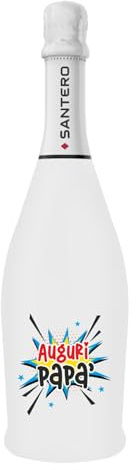 BRANDGIFT.IT Bottiglia Personalizzata Festa Del Papà Santero 958 Spumante Extra Dry Perlage Persistente Aromaticità Floreale Bottiglie Personalizzate Idee Regalo Papà Per Brindisi Originali