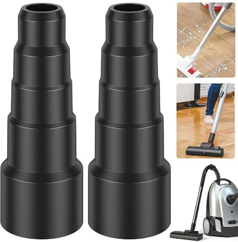 Universal-Staubsaugerschlauch-Adapter-Set, 5-lagiger Vakuumschlauchanschluss, 23 mm, 30 mm, 34 mm, 42 mm, 50 mm, 2 Stück