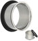 Single Flare Flesh Tunnel - Stahl - Silber 12 mm