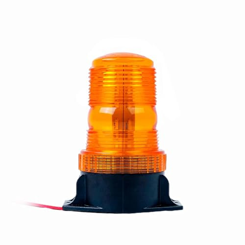Xprite 30 LED Amber Forklift Beacon Strobe Light Safety Warning Flashing Lights for 10-110V Mower, ATV, Trucks, Tractor, Golf Carts, UTV, Cars, Bus