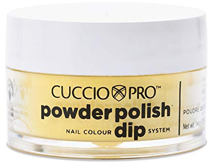 Cuccio Sunshine Yellow with Mica Dipping Powder 14g