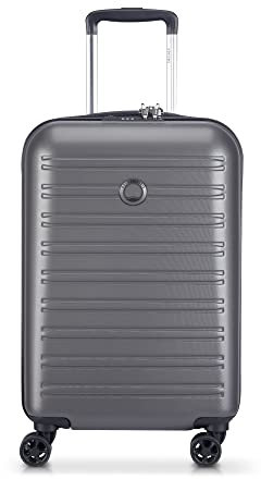 DELSEY PARIS - SEGUR 2.0 - Starrer Kabinenkoffer - 55x35x25 cm - 43 Liter - S - Grau