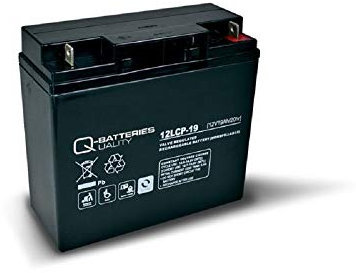 Batería 19 Ah 12 V AGM batería de plomo cortacésped tractor cortacésped cortacésped cortacésped barco scooter 17 Ah 18 Ah 20 Ah 22 Ah 23 Ah QB