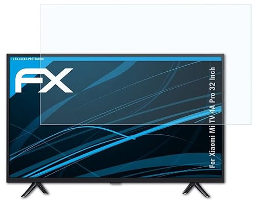 atFoliX Screen Protection Film compatible with Xiaomi Mi TV 4A Pro 32 Inch Screen Protector, ultra-clear FX Protective Film