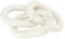 Bloomingville 13 L Decorative Marble Chain Link Figurine, White