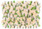 N/Y Brise-vue extensible - Haies artificielles en bois - Avec feuilles de fleurs artificielles - Décoration de jardin - Treillis extensible pour balcon, terrasse, extérieur