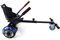 HoverKart Ajustable pour Hover Scooter Board Enfants et Adultes Kart Siège pour Gyropode Scooter Électrique, Compatible avec 6.5, 8.5, 10 Scooters, Cadeau pour Noël,Noir