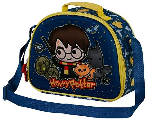 Harry Potter Beasty Friends-Porta Merenda 3D, Blu, 25.5 x 20 cm