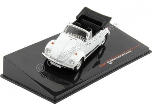 Ixo VW Käfer 1302 LS Cabrio 1971 weiß Modellauto 1:43 Models