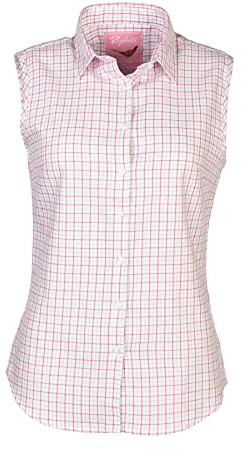Rydale Ladies Sleeveless Country Shirt Womens Summer Shirts Blouse Top Vest Button Down