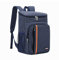 NUZAMAS Isolierter Lunch-Kühlrucksack, 18 l, wasserdicht, Picknick-Rucksack, Damen, Herren, heiß, kalt, Gefrierschrank, Aufbewahrung von Lebensmittelbehältern für Reisen, Angeln, Camping, BBQ (blau)