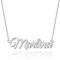 UMAGICBOX Collana in Argento Personalizzata con Nome Martina - Pendente in Acciaio Inossidabile Inciso su Misura per Donne - Regalo per Compleanni, Anniversari, Lauree e San Valentino