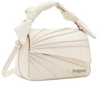 Desigual Bag_Machina Phuket Mini, Sac à Main en polyuréthane Femmes, Blanc, Taille Unique