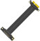 GLOTRENDS 120mm PCIe 3.0 X4 Riser Cable para M.2, WiFi, Firewire, USB, Tarjetas de Sonido, etc