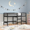 Festnight Hochbett Kinder Spielbett Kinderbett 80x200 cm Etagenbett Kinderhochbett Halbhochbett Holzbett mit Leiter Einzelbetten Jugendbett Bettgestell