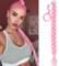 Gledola Lange Geflochtene Pferdeschwanz Verlängerung 30 Zoll Pre Stretched Flechten Haar Extensions DIY Geflochtene Pferdeschwanz Synthetische Haar Stück (pink, 30 Zoll)