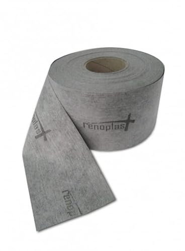 Renoplast® Verstärkungsband PL3 für K100R Serie | 1 pro meter Breite 160mm | Verschlussflansch Mauersperrbahn Sperrfolie zur Bauwerksabdichtung Abdichtung Isolierbahn Fassadenschutz