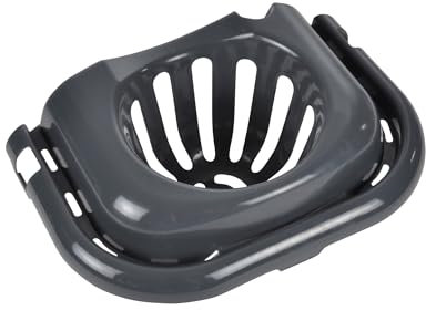Homea, Escurridor de plástico para Cubo 15L Antracita