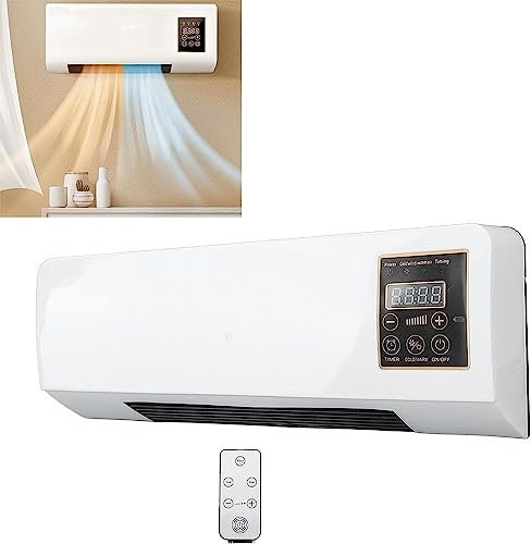 Mini condizionatore Portatile - AC da Parete da 1800 W con Telecomando e Timer per Camera da Letto, Ufficio - Raffreddamento efficiente per Un Comfort Personalizzato
