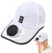 Gorra De Béisbol con Ventilador Solar, Sombrero Ventilador Solar, Sombreros Visera Transpirables con Ventilador, Sombrero para El Sol con Ventilador, Sombrero Malla con Protección UV Verano Unisex