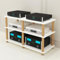 WYJBFA Audio Rack HiFi Regal 3-stufiger Medienständer, Audio-/Videoschrank, Großes Verstärkerregal Für Entertainment-Stereokomponenten, Stereo-Racks Und -Ständer Für Zuhause, Eck-TV-Ständer(White)