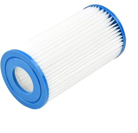FACULX Cartouche filtrante de rechange pour pompe de piscine, pour cartouche de filtre de piscine de type A et C, prolonge la durée de vie, matériau PET