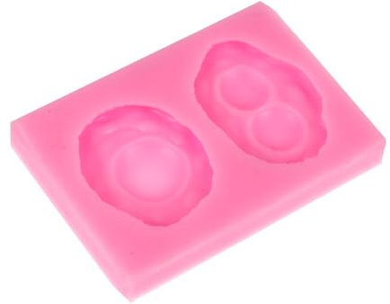 Ciieeo molde huevo frito molde inverso molde de huevo frito dulce comida casera planchas de asar planchas para asar molde de silicona molde de fondant molde creativo gel de sílice rosa