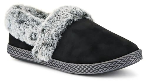 Pavers Womens Warm-Lined Memory Foam Slippers | Autumn Winter Collection | Full Slipper Slipper | Flat | Memory Foam Insole