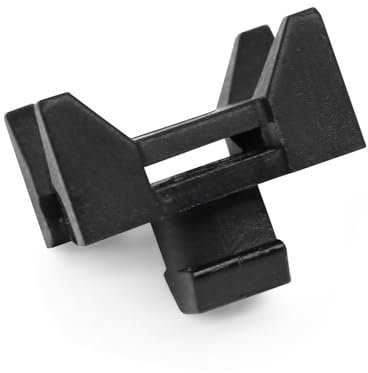 Abeicy 10 Stück Kunststoff-Kabelbinder-Montageblock, Kabelbasis, Drahtclips, Management-Verschluss für Aluminium-T-Nut-extrudierte Profile der Serie 45