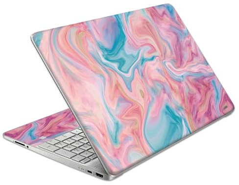 Laptop Skin Decal HP 15.6 - Marbling, Laptop Cover Sticker, No Cutting Required, No Bubble, Waterproof, Scratch Resistant - Including Wide Screen and Wrist Pad