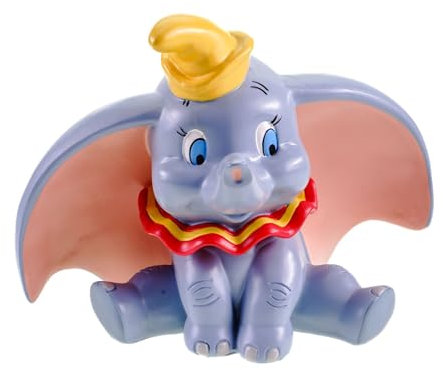 Gartenfigur Dumbo - Disney's bezaubernder Elefant für dein Zuhause aus Polyresin - Mehrfarbige Deko-Figur 20,5 x 27,8 x 20,8 cm - Offiziell lizenziert - Verzaubere deinen Garten!