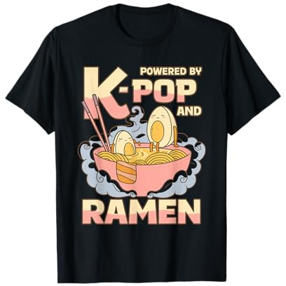 Powered K-Pop and Ramen Obsession T-Shirt