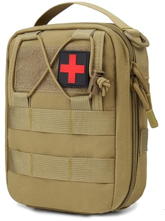 Mardingtop Taktische Molle Tasche Erste Hilfe Hüfttaschen Kompakt Militär EDC Pouch für Outdoor Camping Wandern Radfahren Klettern