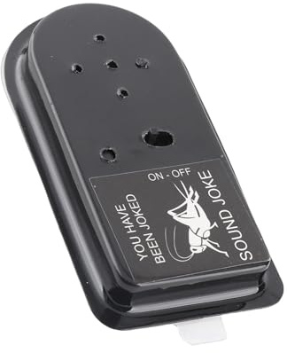 Prevessel Grilli Suono Scherzo Giocattolo Cancella Cinguettio Spegnimento Automatico Dimensioni Compatte Rumoroso Fastidioso per Regalo Scherzo Plastica 3,3x1,7x0,4 Pollici (#1)