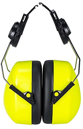 Portwest Endurance HiVis Clip-on Gehörschutz, Größe: Einheitsgröße, Farbe: Gelb, PS47YER