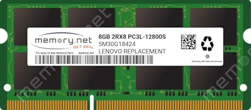 Lenovo 8GB DDR3L SODIMM Memory Module, 1600MHz, 5M30G18424