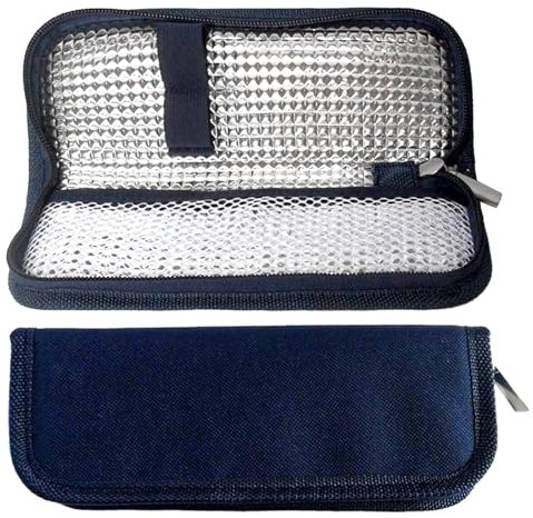 LACKINGONE Insulinstift-Tasche, Kühltasche für Diabetiker, Tasche mit Reißverschluss