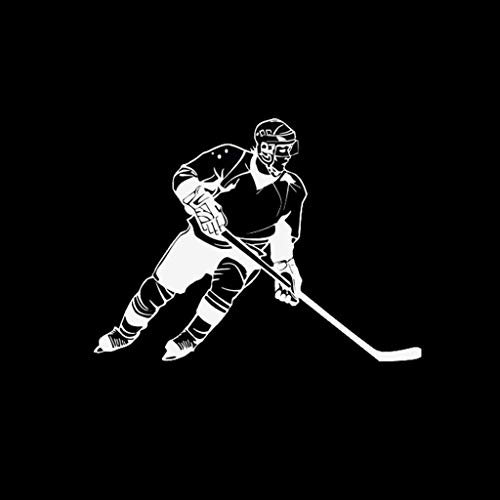 Xuniu 16x11cm Art- und Weiseauto-Fenster-Aufkleber, Eishockey-Sport-Abziehbild für das Auto-Anreden